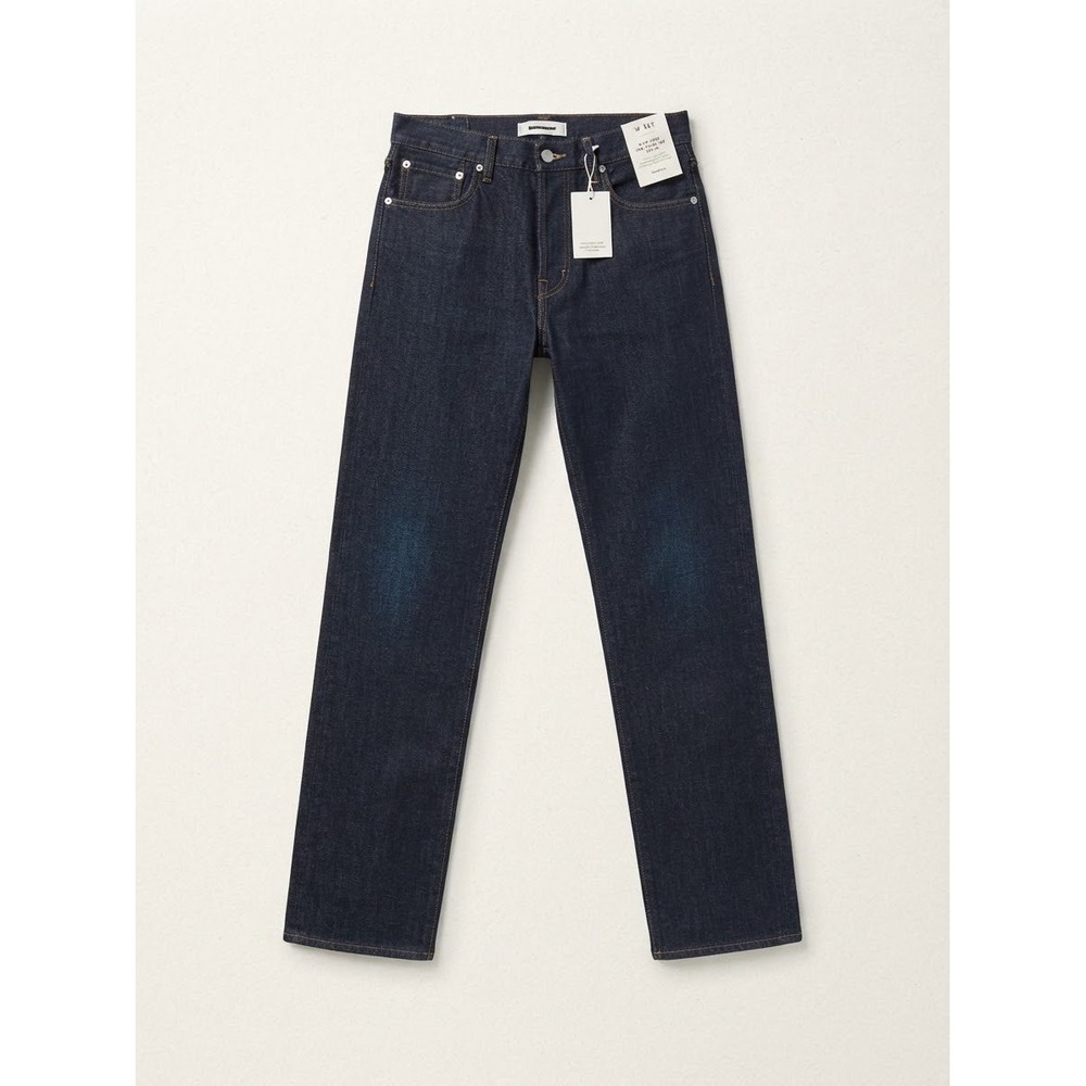 Madewell Womens The Dean Easy Straight Leg Jean Drapey Dark Wash 26 Tall New